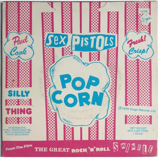 SEX PISTOLS SILLY THING POPCORN SINGLE 7INCH